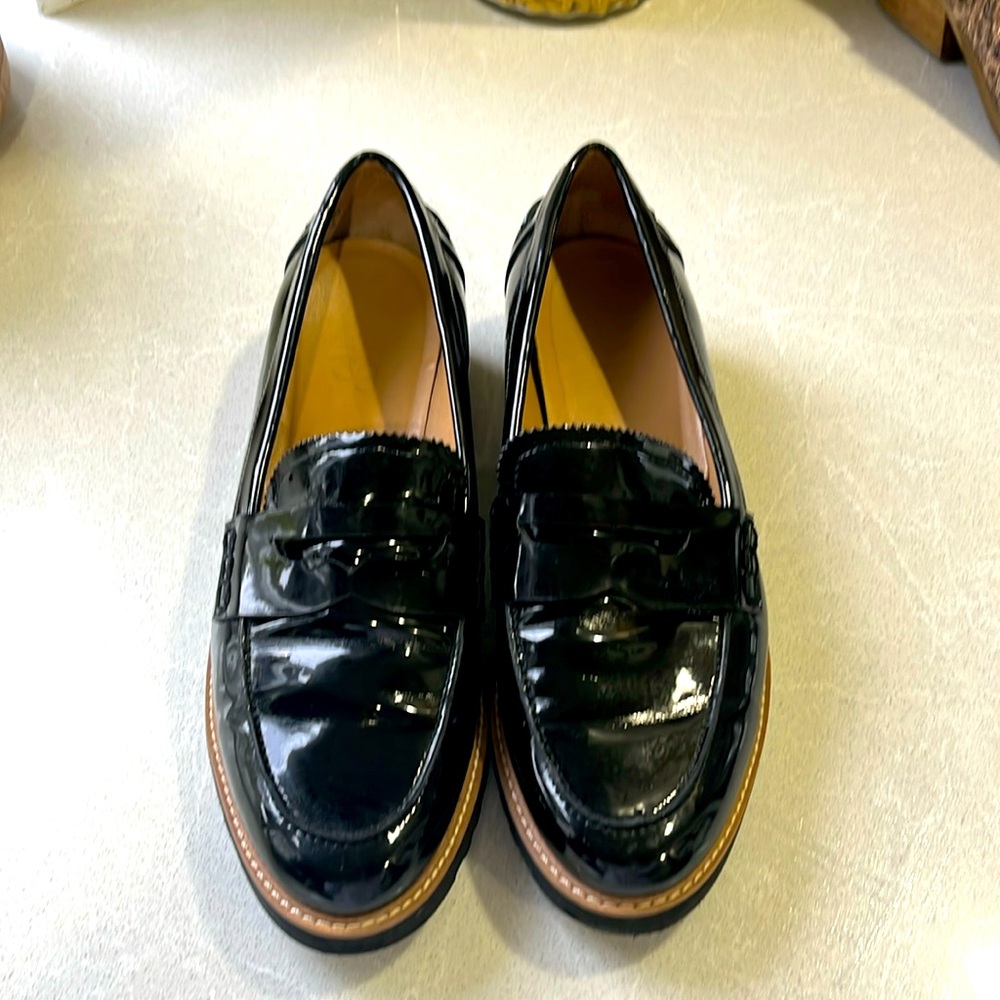 Franco Sarto Patent Cassandra Penny Loafers
